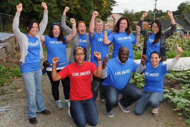 Day of Caring volunteers