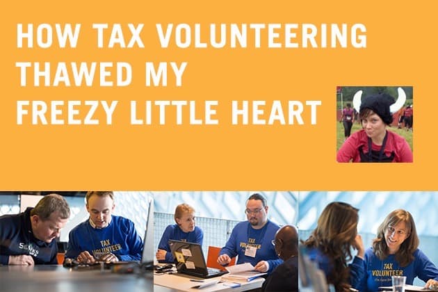 How tax volunteering thawed my freezy little heart