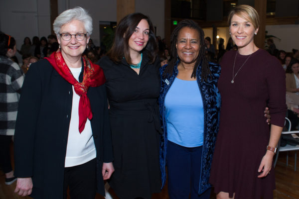 Photo of Emerging Leaders posing with chef Ethan Stowell