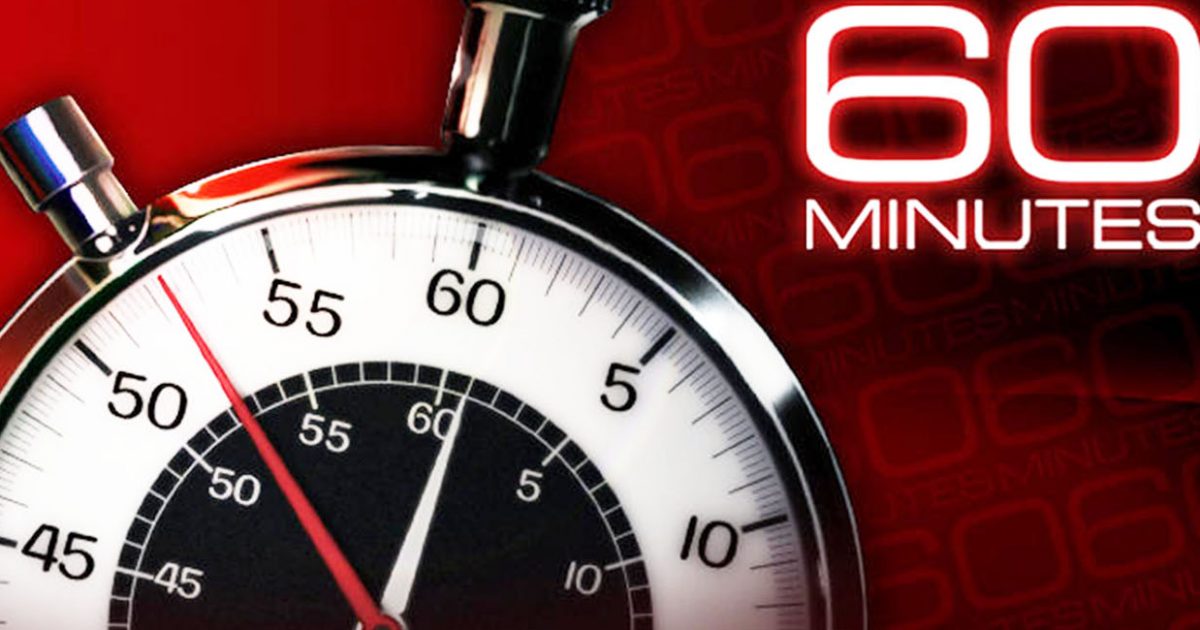 60 minutes show logo