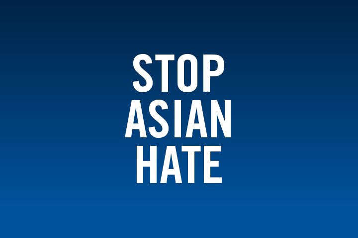 Graphic with the words Stop Asian Hate