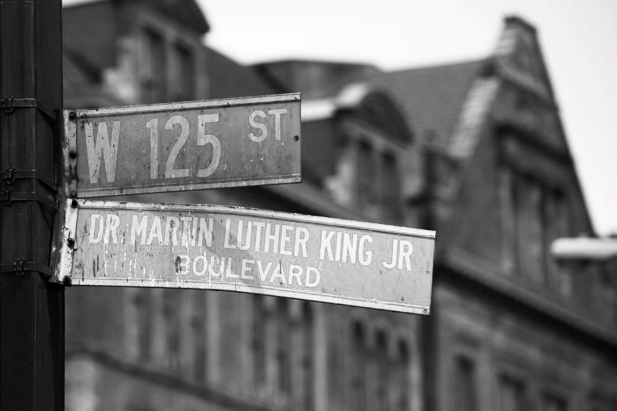 Martin Luther King Jr. Boulevard sign in New York City