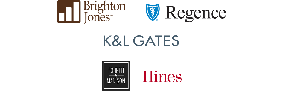 Project LEAD sponsors: Brighton Jones, Regence, K&L Gates, Fourth & Madison, Hines