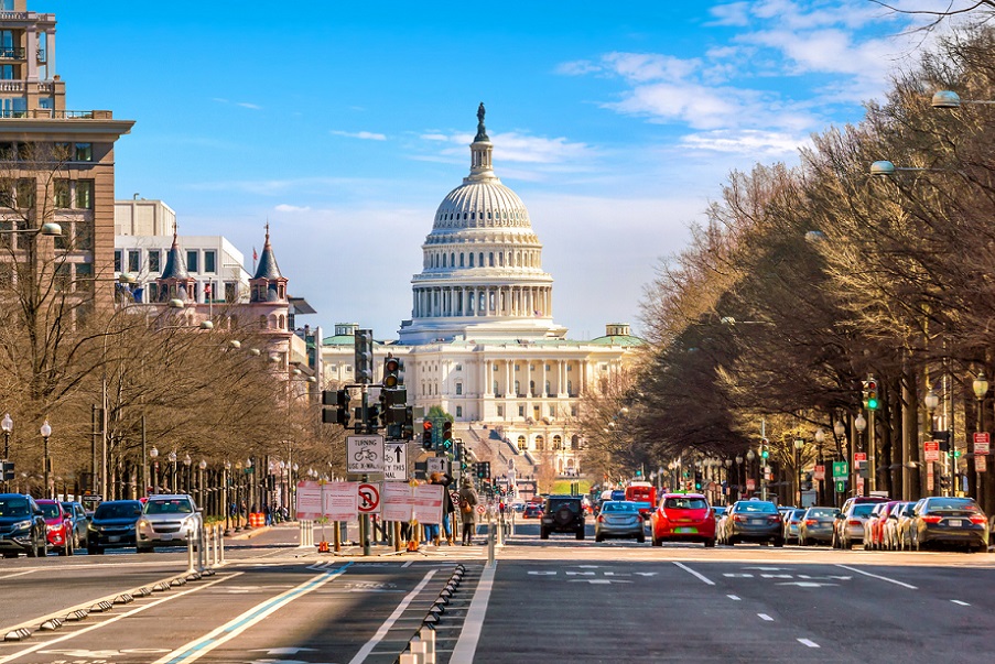 The United States Capitol building in Washington, D.C.